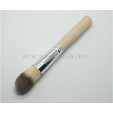 Wood Handle Synthetic Face Foundation Powder Brush